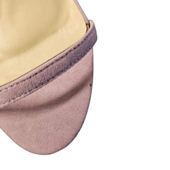 Lulus Dusty Lilac Purple Suede Lace-up wrap 4" Heel Formal Pumps Shoe Size 8.5 - Picture 5 of 11